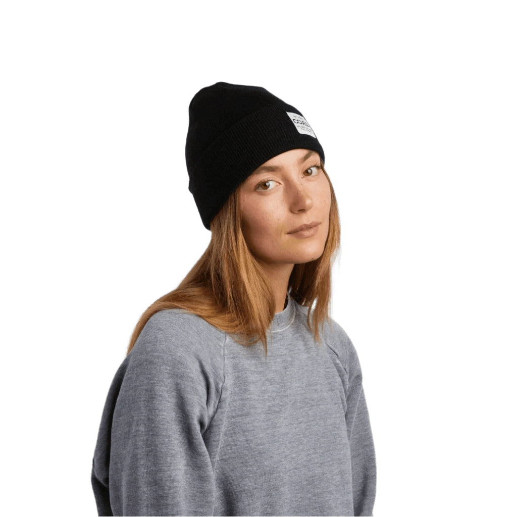 The Uniform Mid Recycled Knit Cuff Beanie Coal Headwear