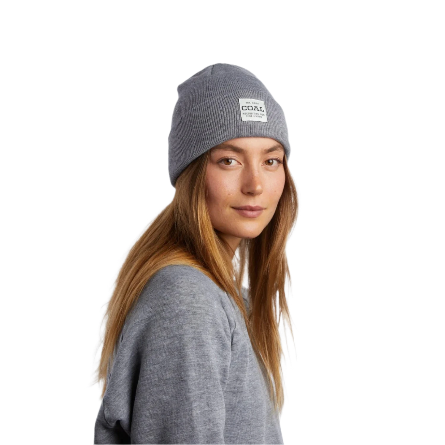 Coal Headwear 11. HATS - HATS WINTER - HATS WINTER The Uniform Mid Recycled Knit Cuff Beanie HEATHER GREY