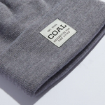 Coal Headwear 11. HATS - HATS WINTER - HATS WINTER The Uniform Mid Recycled Knit Cuff Beanie BLACK MARL