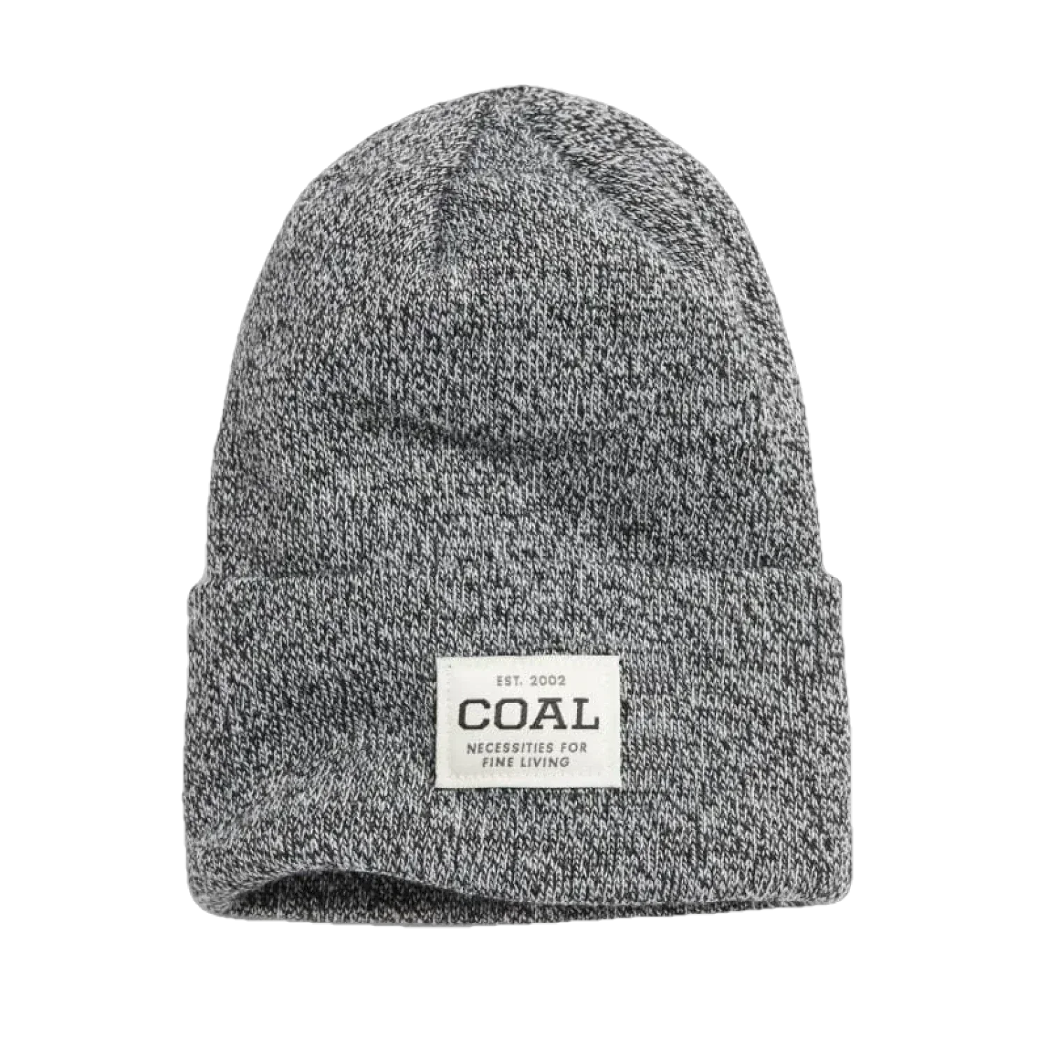 Coal Headwear 11. HATS - HATS WINTER - HATS WINTER The Uniform Mid Recycled Knit Cuff Beanie BLACK MARL