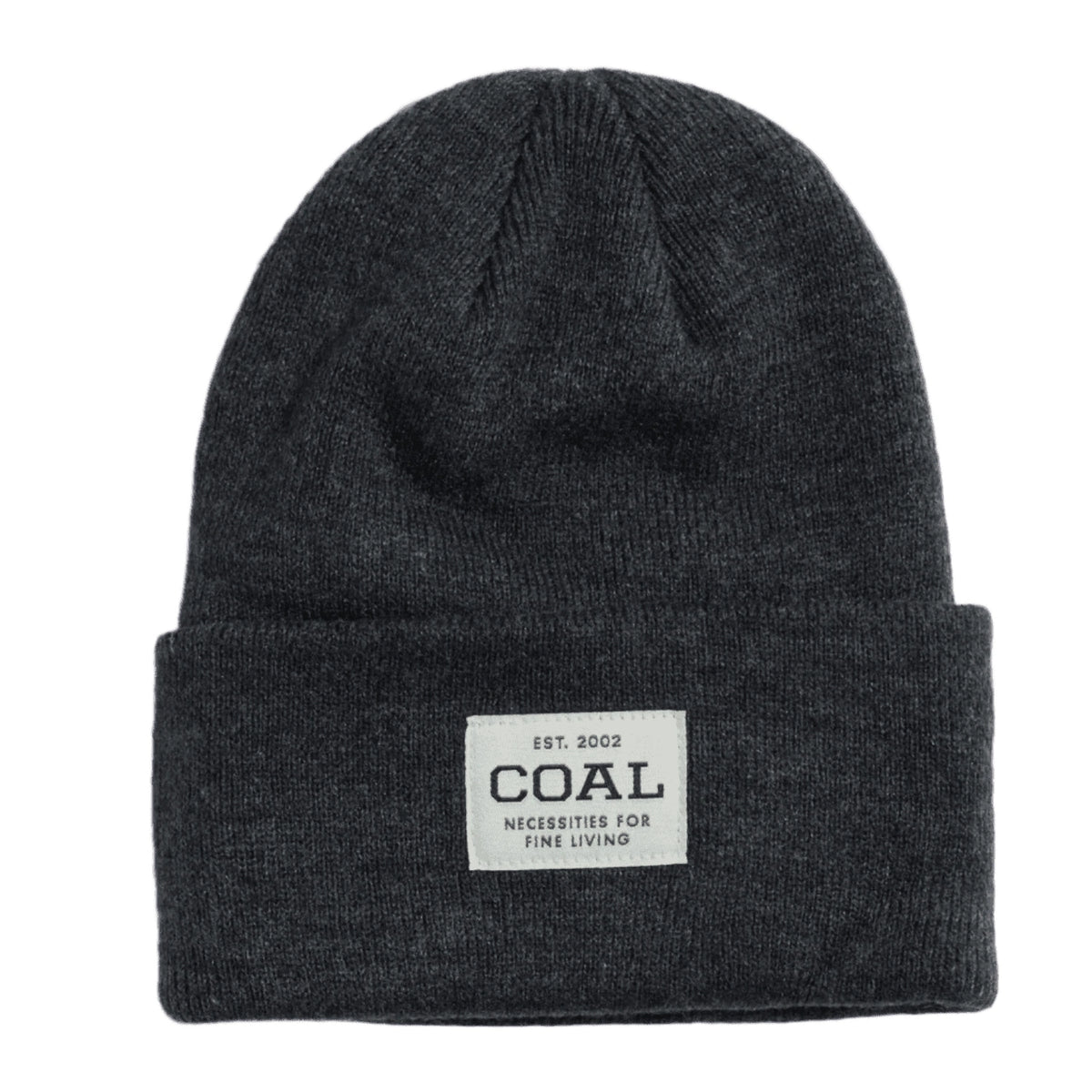 The Uniform Mid Recycled Knit Cuff Beanie Coal Headwear
