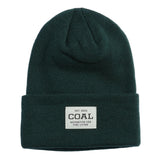 Coal Headwear 11. HATS - HATS WINTER - HATS WINTER The Uniform Mid Recycled Knit Cuff Beanie DARK GREEN