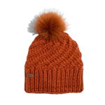 Coal Headwear 11. HATS - HATS WINTER - HATS WINTER Women's The Maizy Knit Faux Fur Pom Beanie COYOTE