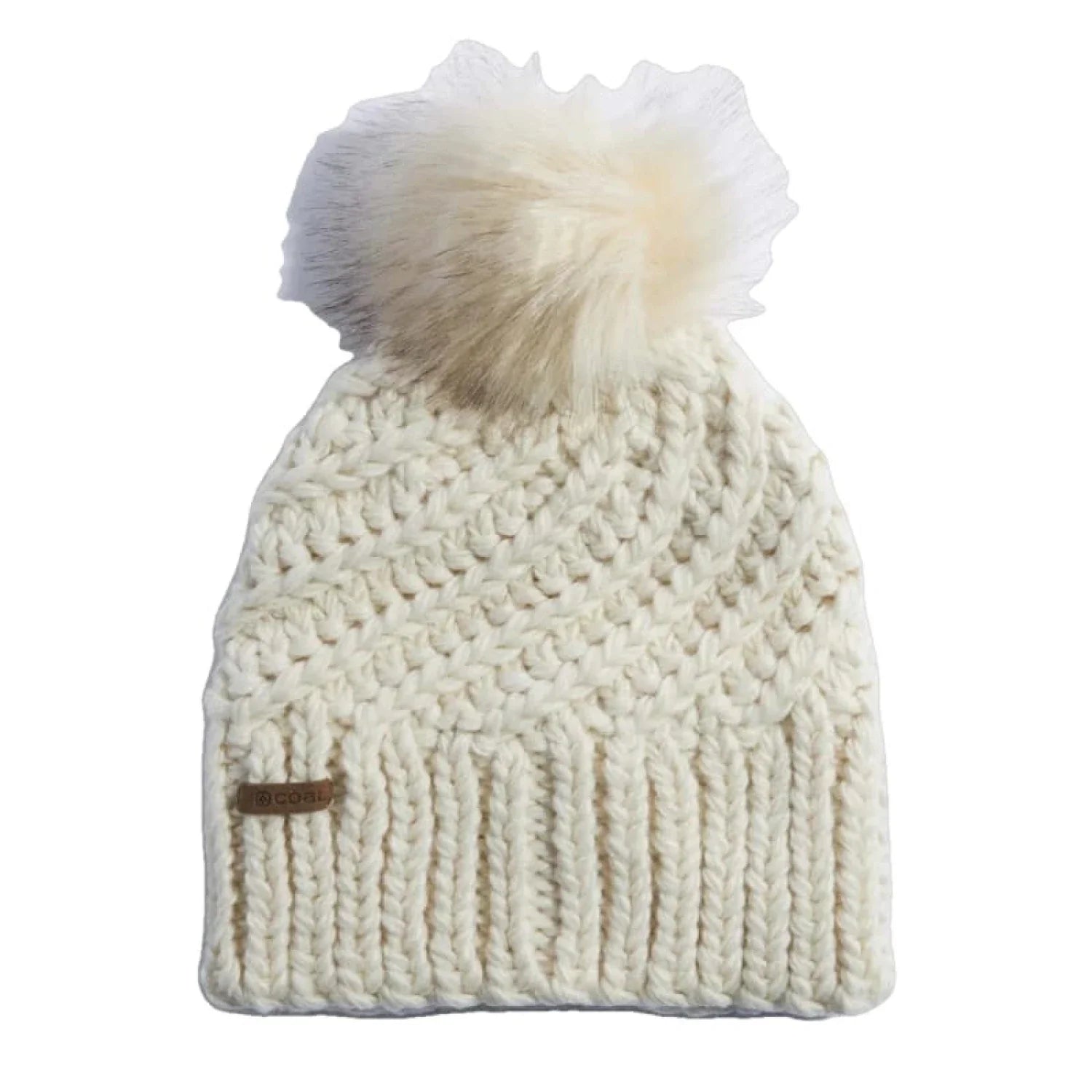 Coal Headwear 11. HATS - HATS WINTER - HATS WINTER Women's The Maizy Knit Faux Fur Pom Beanie