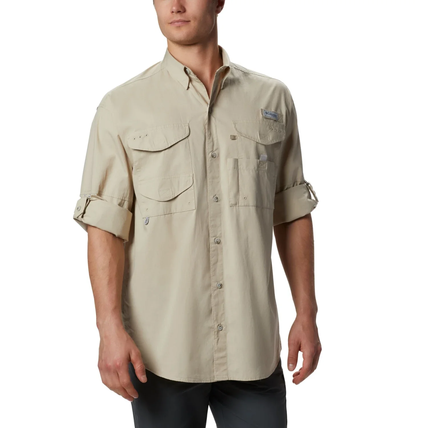 Columbia 01. MENS APPAREL - MENS LS SHIRTS - MENS LS BUTTON UP Men's Bonehead Long Sleeve Shirt 160 FOSSIL