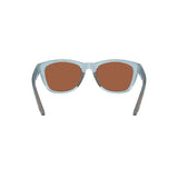 Aleta Costa Del Mar - TRANSLUCENT SILT BLUE / COPPER SILVER