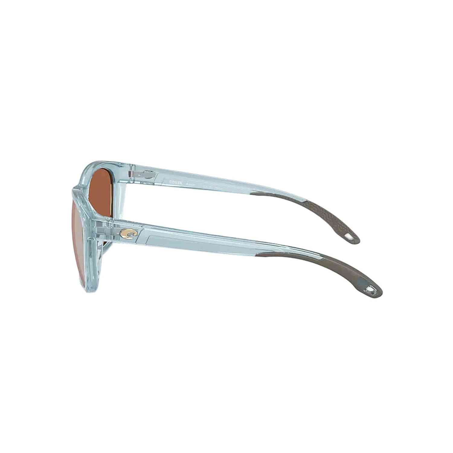 Aleta Costa Del Mar - TRANSLUCENT SILT BLUE / COPPER SILVER