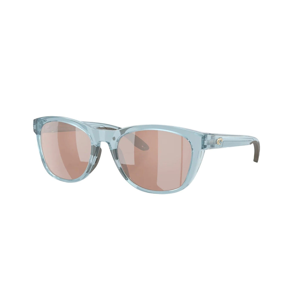 Aleta Costa Del Mar - TRANSLUCENT SILT BLUE / COPPER SILVER