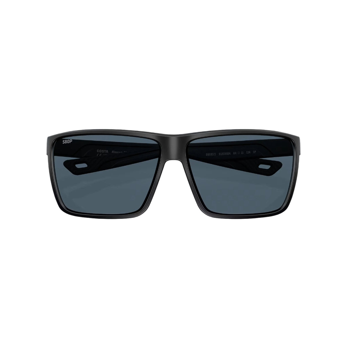Rincon II: Matte Black Frame | Gray 580G Costa Del Mar