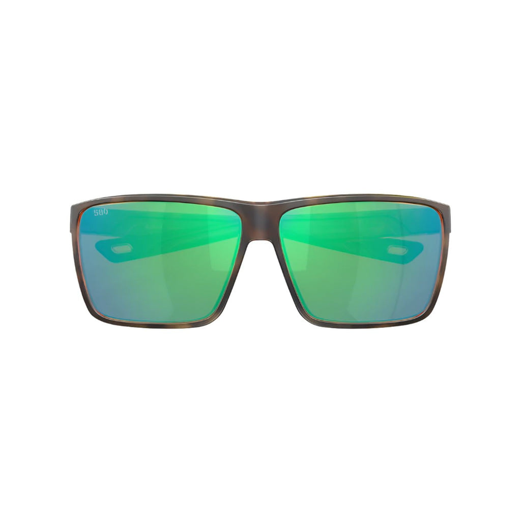 Rincon II: Matte Tortoise Frame | Green Mirror 580G Costa