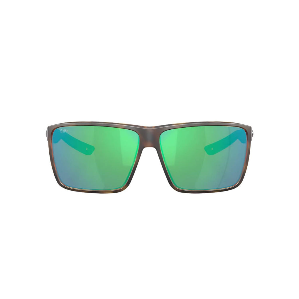 Rincon II: Matte Tortoise Frame | Green Mirror 580G Costa