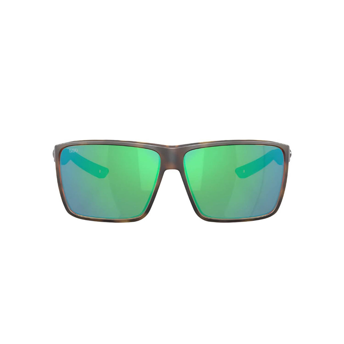 Rincon II: Matte Tortoise Frame | Green Mirror 580G Costa