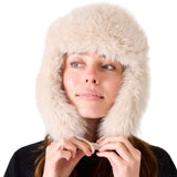 MER-SEA 11. HATS - HATS WINTER - HATS WINTER Women's Cozy Cabin Faux Fur Hat OATMEAL|OATMEAL OS