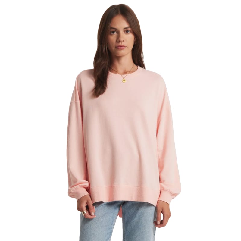 Z Supply 02. WOMENS APPAREL - WOMENS LS SHIRTS - WOMENS LS CASUAL Women's Modern Weekender PKL PINK LEMONADE