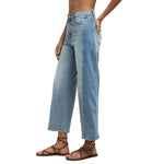 Z Supply 02. WOMENS APPAREL - WOMENS PANTS - WOMENS PANTS CASUAL Women's Luna High Rise Crop Bowed UTP UTOPIA