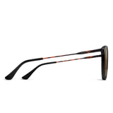 Suncloud Optics 07. EYEWEAR - SUNGLASSES - SUNGLASSES Dana BLACK METAL TORTOISE POLARIZED BROWN