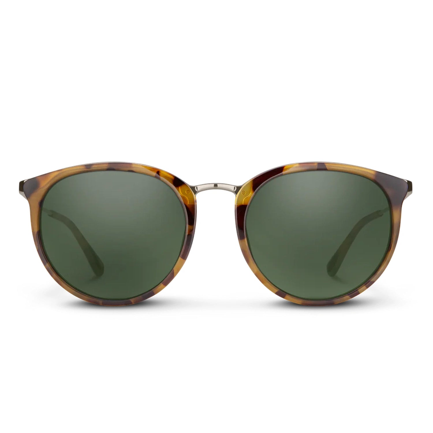 Suncloud Optics 07. EYEWEAR - SUNGLASSES - SUNGLASSES Dana YELLOW TORTOISE POLARIZED GRAY GREEN