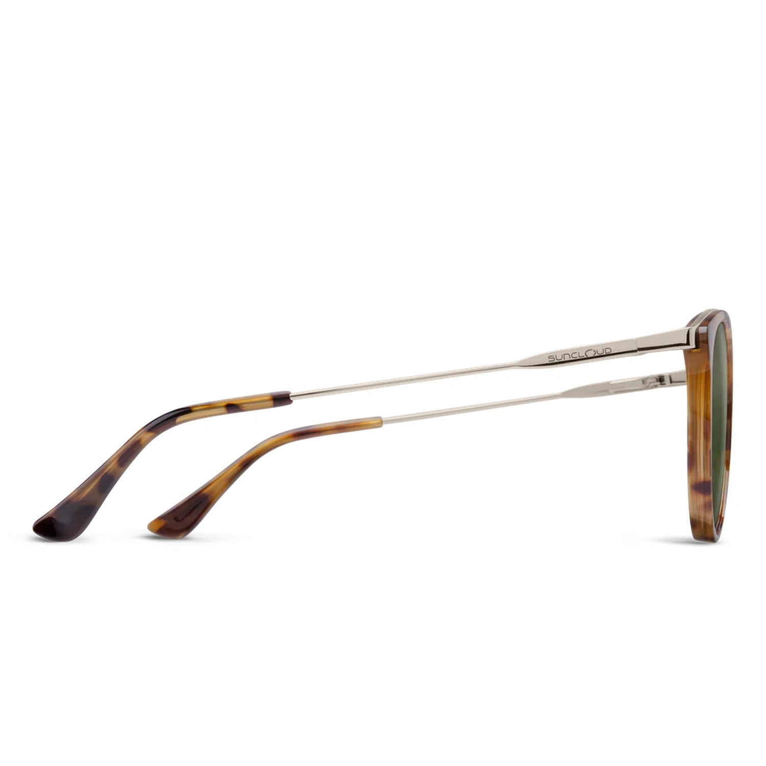 Suncloud Optics 07. EYEWEAR - SUNGLASSES - SUNGLASSES Dana YELLOW TORTOISE POLARIZED GRAY GREEN