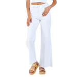 Dear John Denim 02. WOMENS APPAREL - WOMENS PANTS - WOMENS PANTS CASUAL Women's Fiona Super High Rise Wide Leg Jeans WHT WHITE