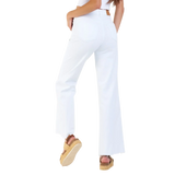 Dear John Denim 02. WOMENS APPAREL - WOMENS PANTS - WOMENS PANTS CASUAL Women's Fiona Super High Rise Wide Leg Jeans WHT WHITE