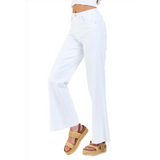 Dear John Denim 02. WOMENS APPAREL - WOMENS PANTS - WOMENS PANTS CASUAL Women's Fiona Super High Rise Wide Leg Jeans WHT WHITE