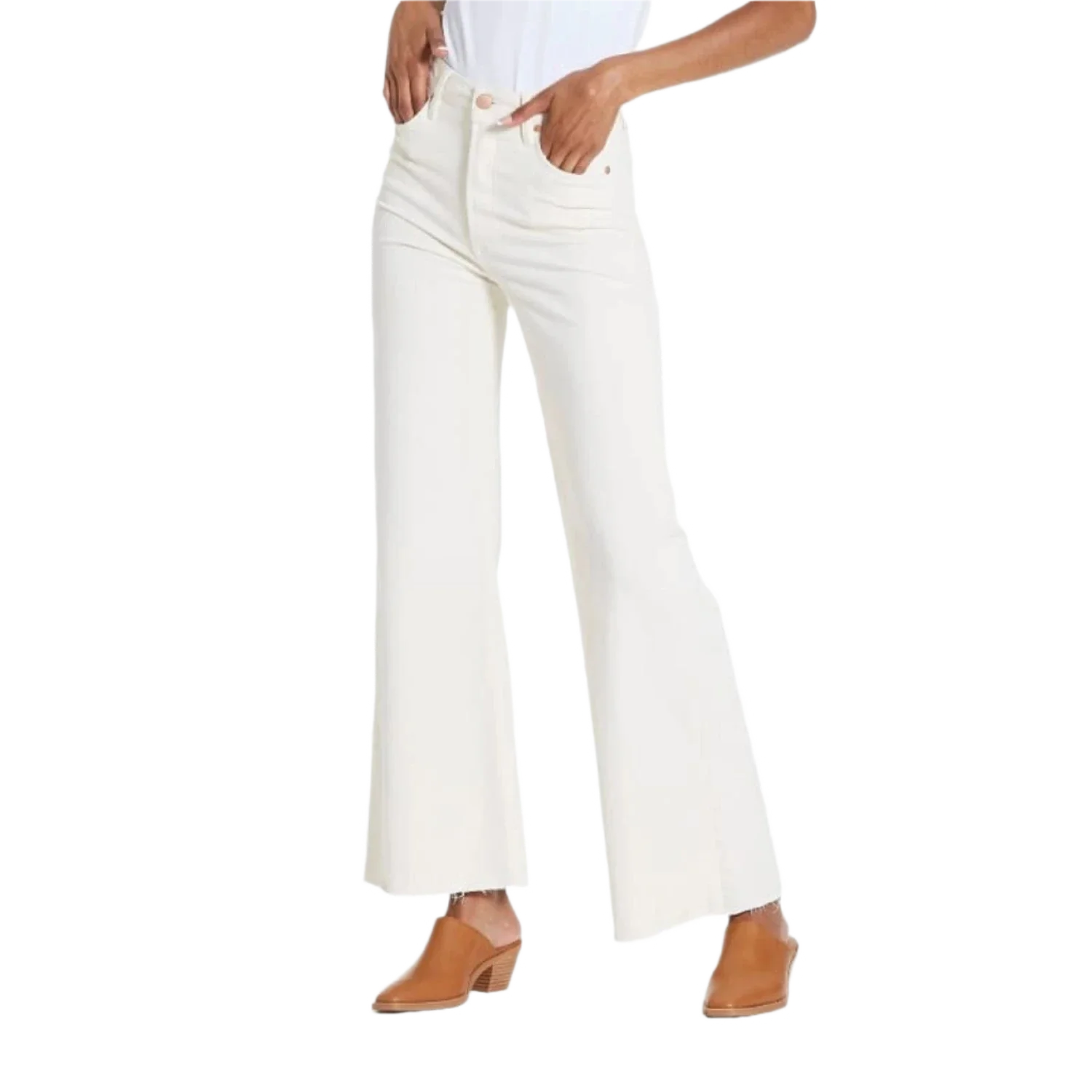 Dear John Denim 02. WOMENS APPAREL - WOMENS PANTS - WOMENS PANTS CASUAL Women's Fiona Super High Rise Wide Leg Jeans WHE WHEAT