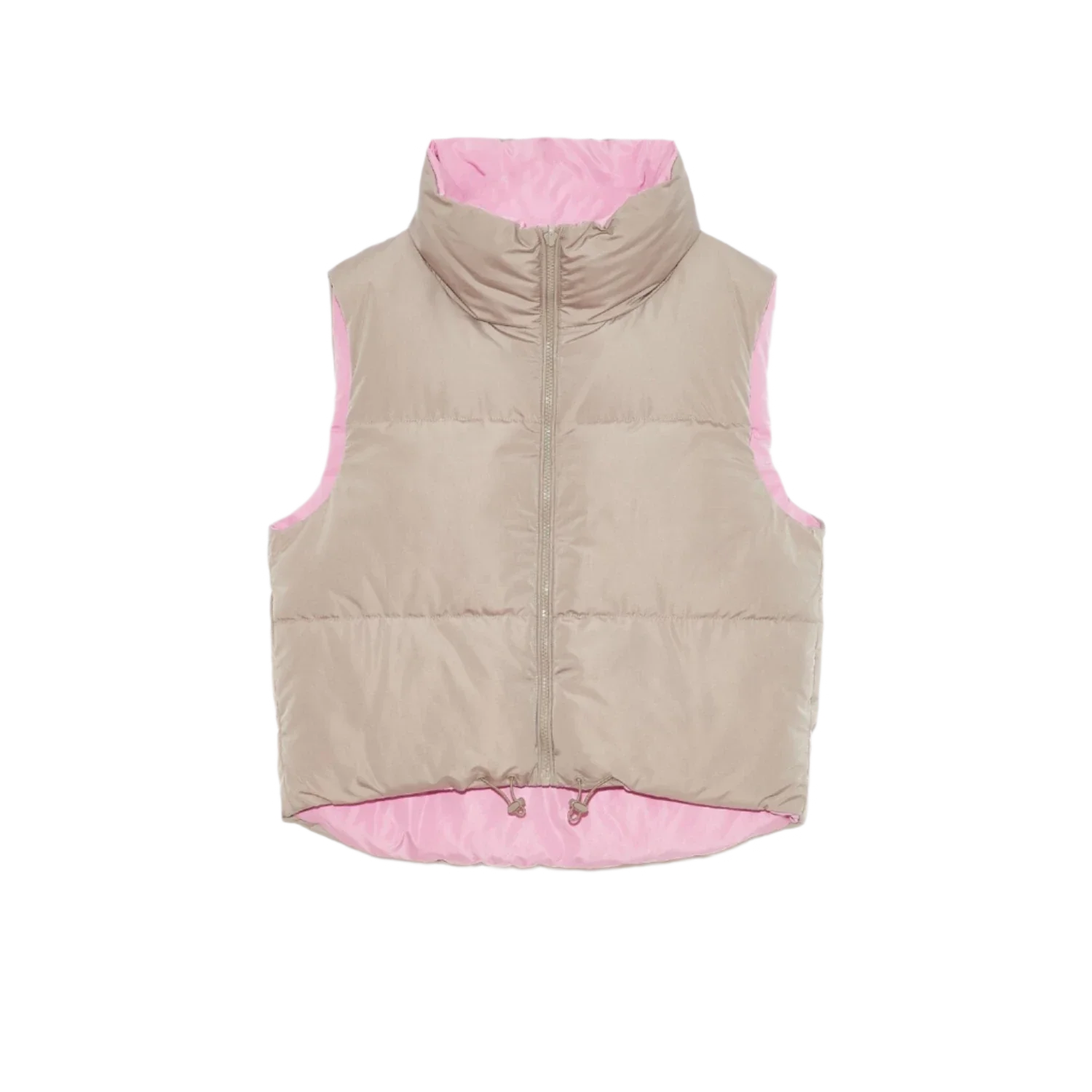 Deluc 02. WOMENS APPAREL - WOMENS VEST - WOMENS VEST INSULATED Women's Kanvas Reversible Puffer Gilet PINK | MINK