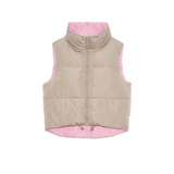 Deluc 02. WOMENS APPAREL - WOMENS VEST - WOMENS VEST INSULATED Women's Kanvas Reversible Puffer Gilet PINK | MINK