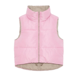 Deluc 02. WOMENS APPAREL - WOMENS VEST - WOMENS VEST INSULATED Women's Kanvas Reversible Puffer Gilet PINK | MINK