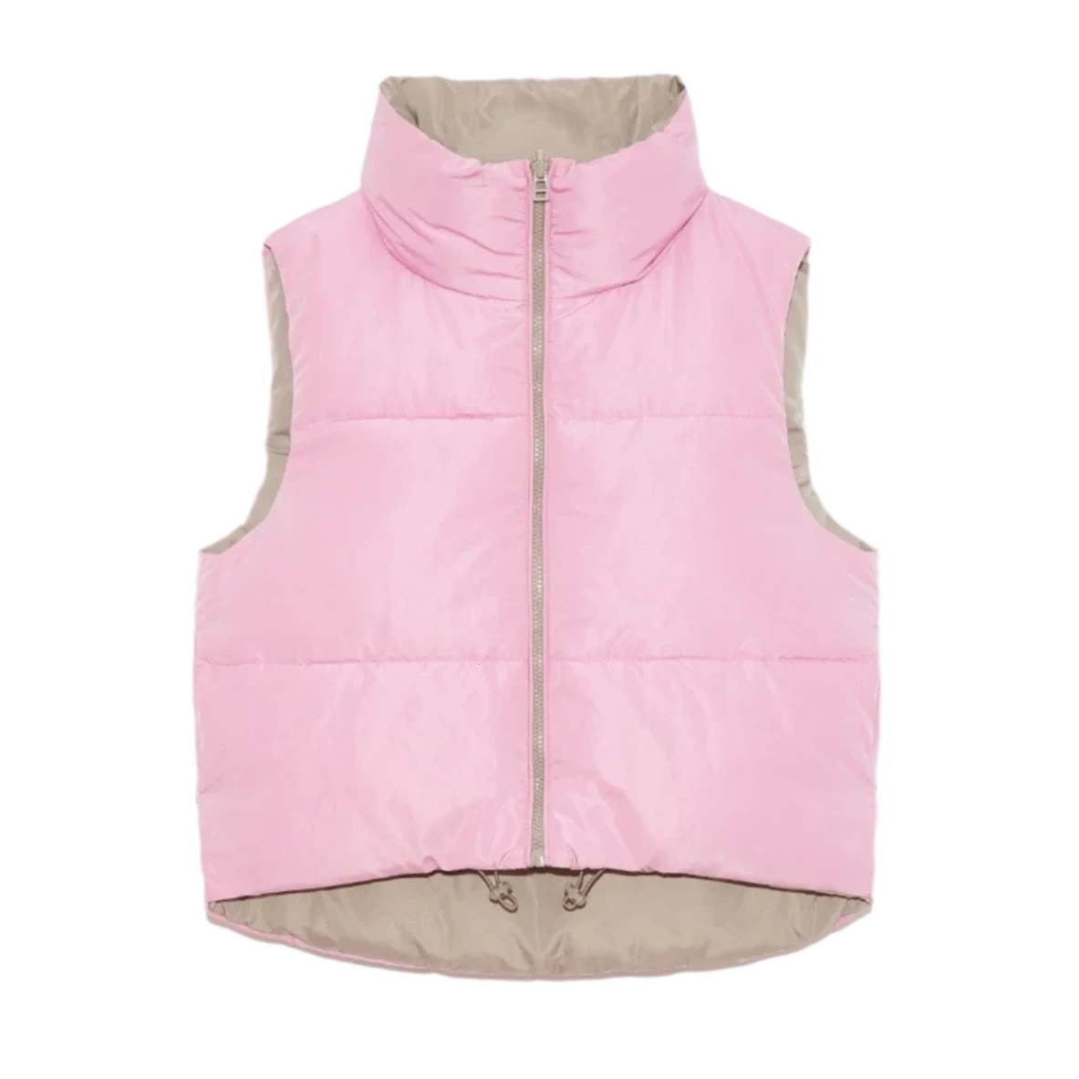 Deluc 02. WOMENS APPAREL - WOMENS VEST - WOMENS VEST INSULATED Women's Kanvas Reversible Puffer Gilet PINK | MINK