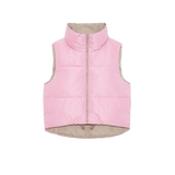 Deluc 02. WOMENS APPAREL - WOMENS VEST - WOMENS VEST INSULATED Women's Kanvas Reversible Puffer Gilet PINK | MINK