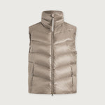 Varley 02. WOMENS APPAREL - WOMENS VEST - WOMENS VEST INSULATED Women's Bextor Lightweight Down Gilet SITA SIMPLY TAUPE