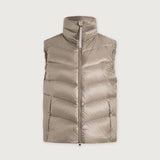 Varley 02. WOMENS APPAREL - WOMENS VEST - WOMENS VEST INSULATED Women's Bextor Lightweight Down Gilet SITA SIMPLY TAUPE