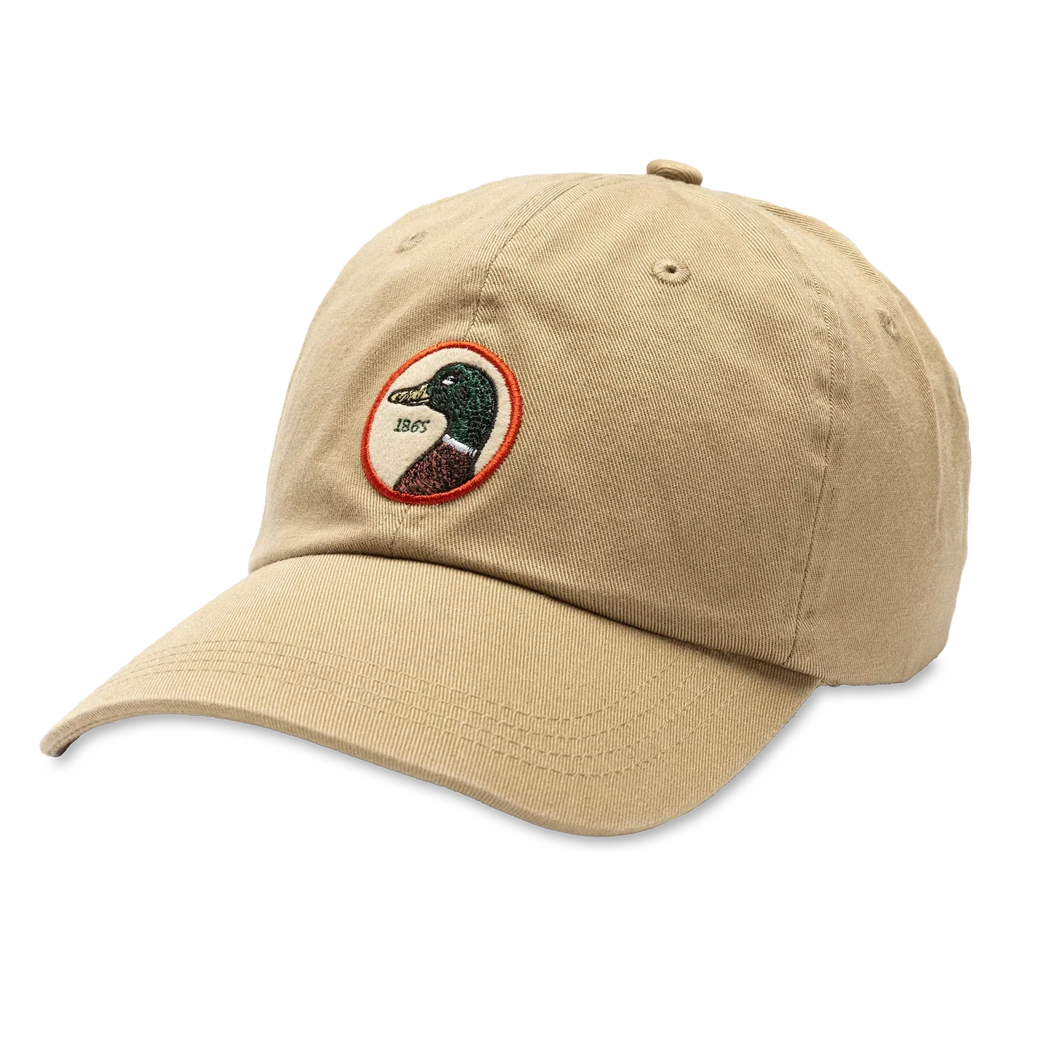 Duck Head 11. HATS - HATS BILLED - HATS BILLED Circle Patch Twill Hat 034 KHAKI OS