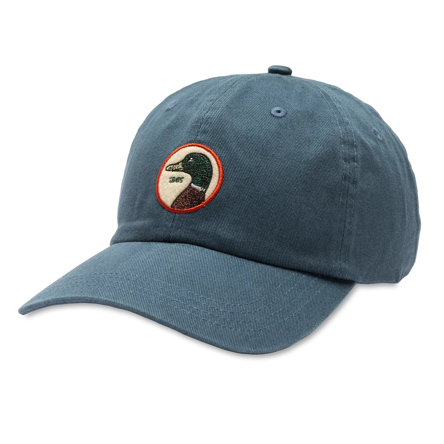 Duck Head 11. HATS - HATS BILLED - HATS BILLED Circle Patch Twill Hat 420 LAKE BLUE OS