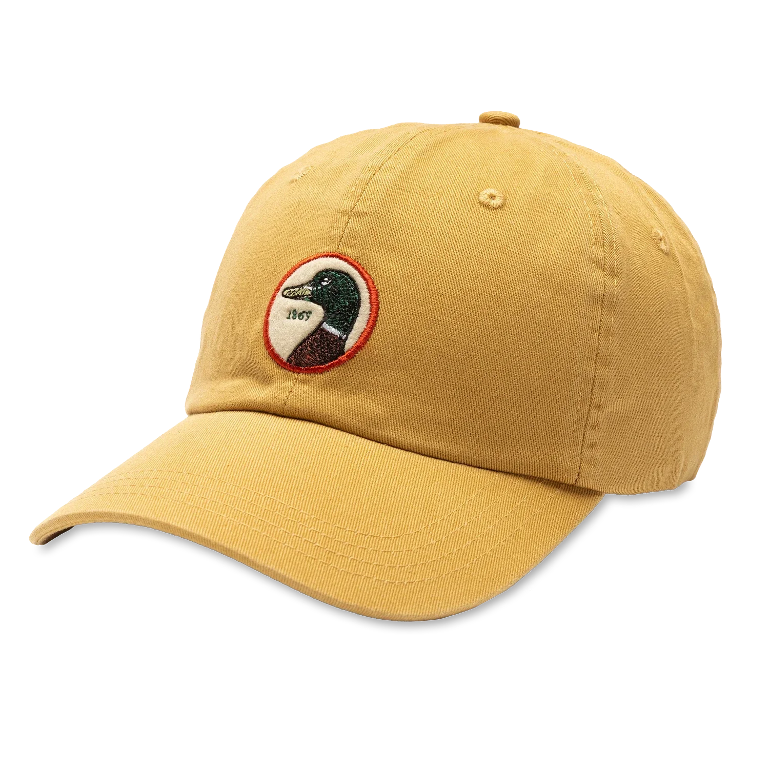 Duck Head 11. HATS - HATS BILLED - HATS BILLED Circle Patch Twill Hat 703 GOLD OS