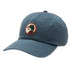 Duck Head HATS - HATS BILLED - HATS BILLED Circle Patch Twill Hat 420 LAKE BLUE OS