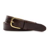 Duck Head 10. GIFTS|ACCESSORIES - MENS ACCESSORIES - MENS BELTS Duck Head Dark Brown Leather Belt 232 DARK BROWN