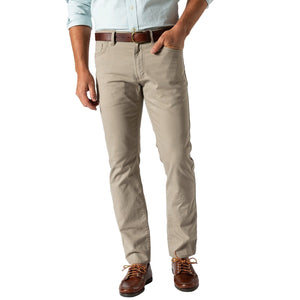 Men’s Classic Fit Pinpoint Canvas Five-Pocket Pant Duck