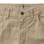 Duck Head 01. MENS APPAREL - MENS PANTS - MENS PANTS CASUAL Men's Classic Fit Pinpoint Canvas Five-Pocket Pant 034 KHAKI