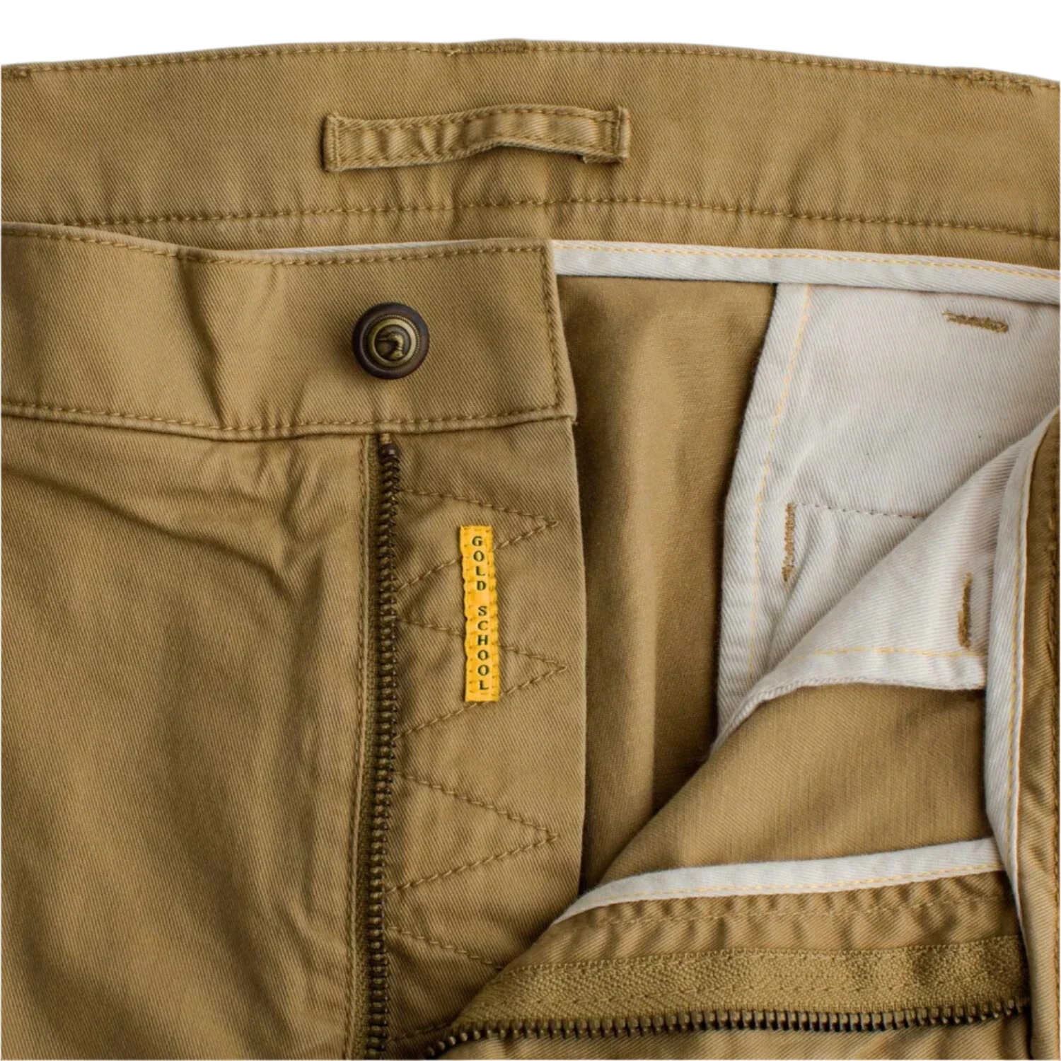 Duck Head 01. MENS APPAREL - MENS PANTS - MENS PANTS CASUAL Men's Gold School Chino Pant DARK KHAKI