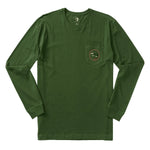 Duck Head 01. MENS APPAREL - MENS T-SHIRTS - MENS T-SHIRT SS Men's Duck Head Logo Long Sleeve T-Shirt PINE GREEN