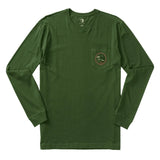 Duck Head 01. MENS APPAREL - MENS T-SHIRTS - MENS T-SHIRT SS Men's Duck Head Logo Long Sleeve T-Shirt PINE GREEN