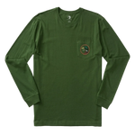 Duck Head 01. MENS APPAREL - MENS T-SHIRTS - MENS T-SHIRT LS Men's Duck Head Logo Long Sleeve T-Shirt PINE GREEN