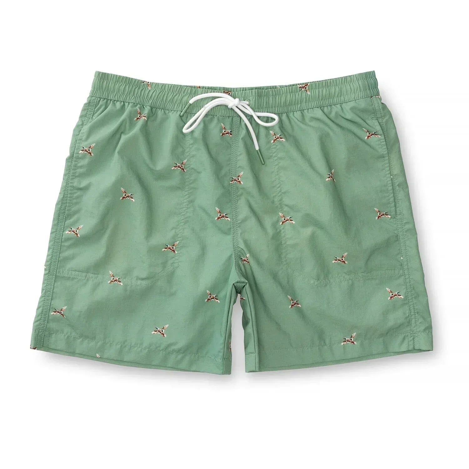 Duck Head 01. MENS APPAREL - MENS SHORTS - MENS SHORTS CASUAL Men's Mallard Swim Short 6 in 362 ROWING GREEN