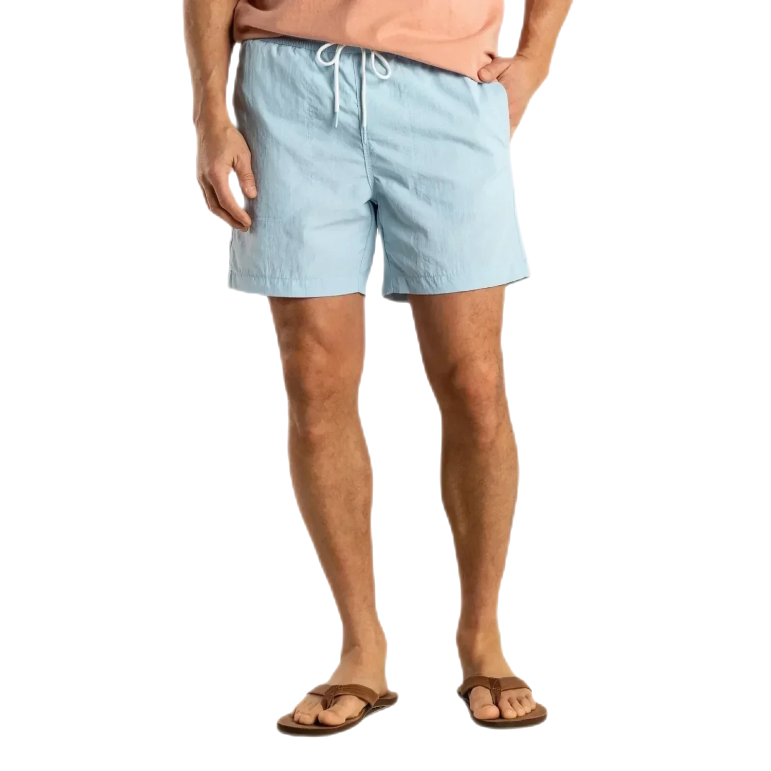 Duck Head 01. MENS APPAREL - MENS SHORTS - MENS SHORTS CASUAL Men's Mallard Swim Short 6 in 477 SKY BLUE