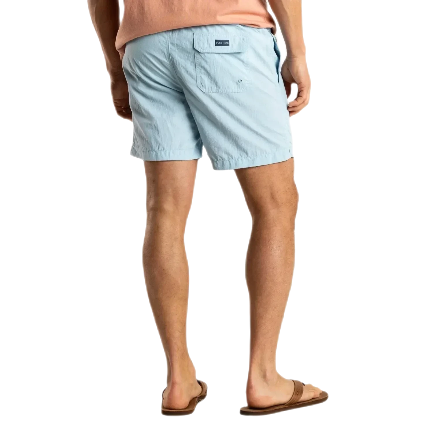 Duck Head 01. MENS APPAREL - MENS SHORTS - MENS SHORTS CASUAL Men's Mallard Swim Short 6 in 477 SKY BLUE