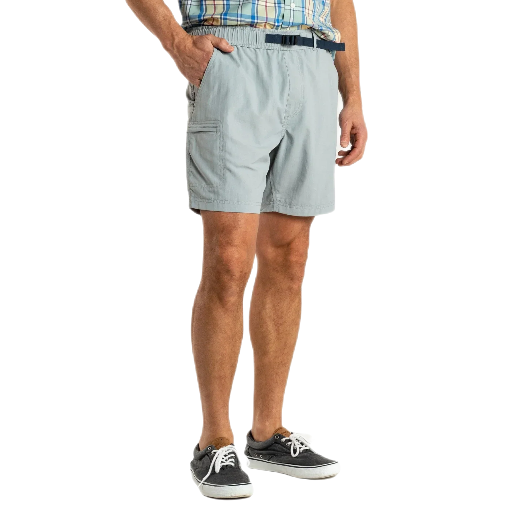 Duck Head 01. MENS APPAREL - MENS SHORTS - MENS SHORTS CASUAL Men's On The Fly Performance Short 7 in 068 QUARRY GREY