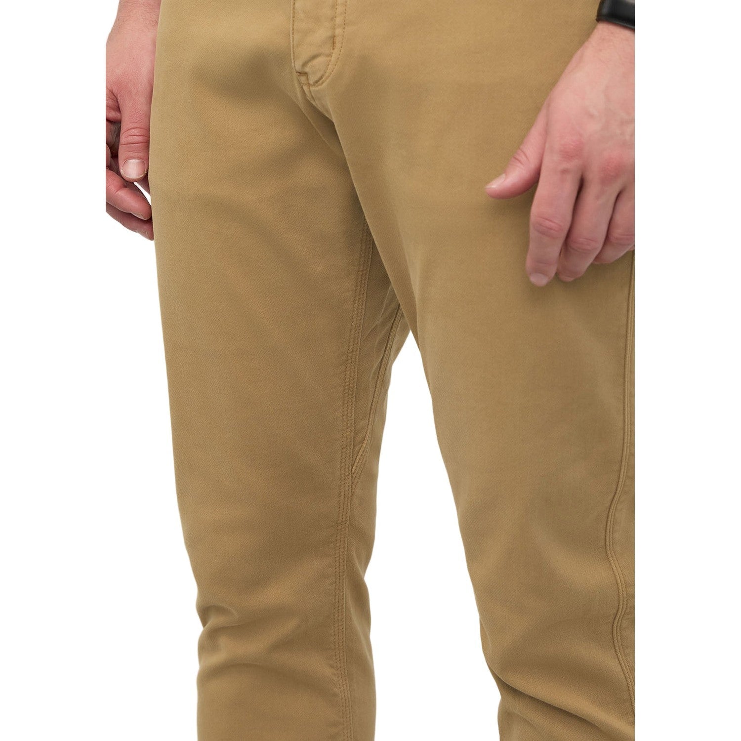 DUER 01. MENS APPAREL - MENS PANTS - MENS PANTS CASUAL Men's No Sweat Relaxed Taper CAMEL