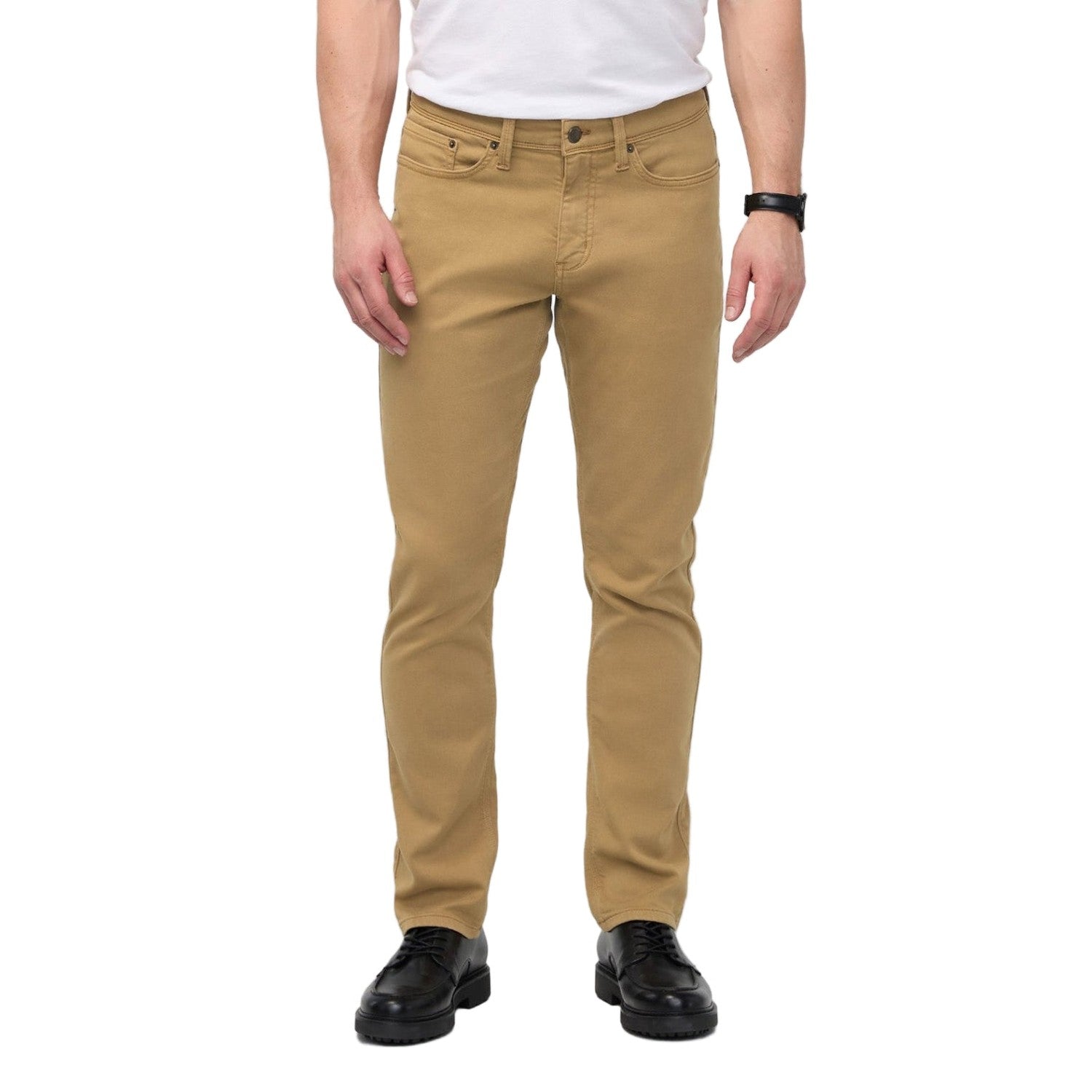 DUER 01. MENS APPAREL - MENS PANTS - MENS PANTS CASUAL Men's No Sweat Relaxed Taper CAMEL